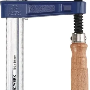 Temperguss-Schraubzwinge Spann-W.200mm A.100mm Holzgr.27x7mm TECWERK Nur Heute