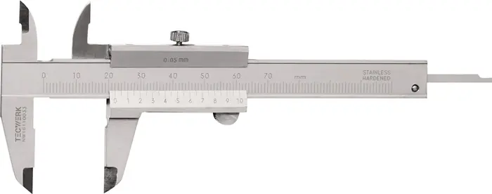 Direkt Vom Hersteller Taschenmessschieber DIN 862 70mm m.Schr.eck.TECWERK