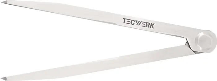 Spitzzirkel L.200mm m.Nietscharnier TECWERK Jetzt Kaufen