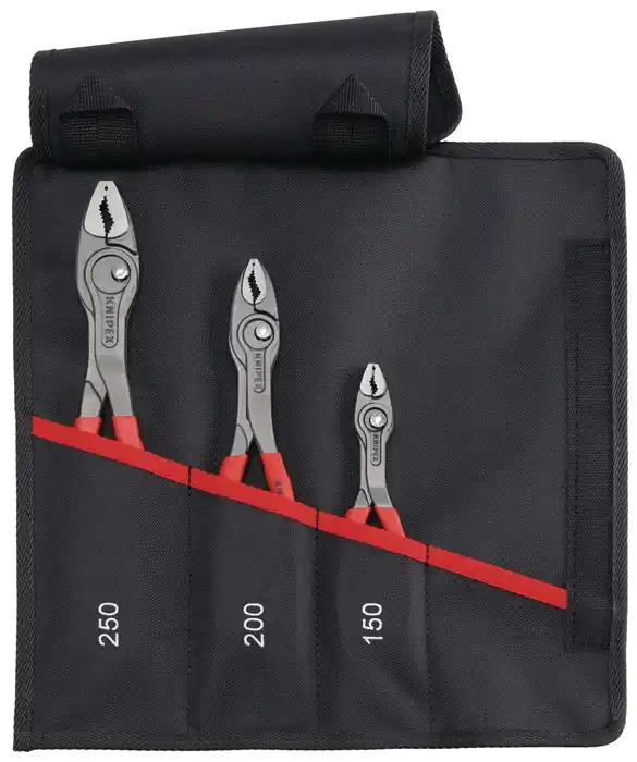 Greifzangenset TwinGrip® Inh.3-tlg.atram.Rolltasche KNIPEX Expressversand