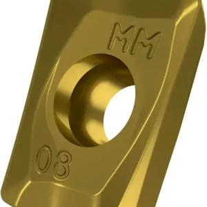 Echt Fräswendeschneidplatte ISO ADMX 11T304SR-MM:M6330 D.2,9mm PVD beschichtet Gold VE: 10 Stück