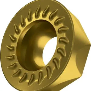 Fräswendeschneidplatte ISO RCMT 10T3MOSN-M:M8340 D.3,9mm PVD beschichtet Gold VE: 10 Stück Günstig
