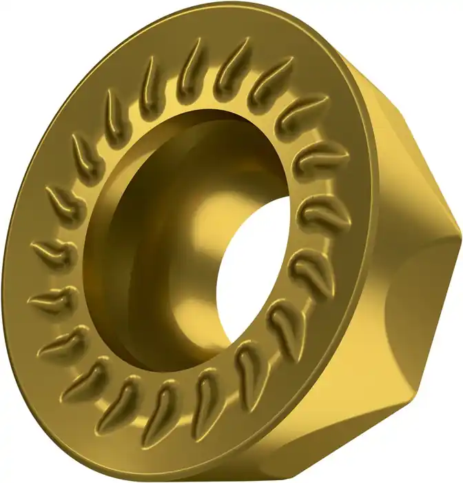 Fräswendeschneidplatte ISO RCMT 10T3MOSN-M:M8340 D.3,9mm PVD beschichtet Gold VE: 10 Stück Günstig