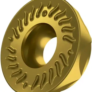 Fräswendeschneidplatte ISO RCMT 2006MOSN-M:M6330 D.6,5mm PVD beschichtet Gold VE: 10 Stück Bestpreis