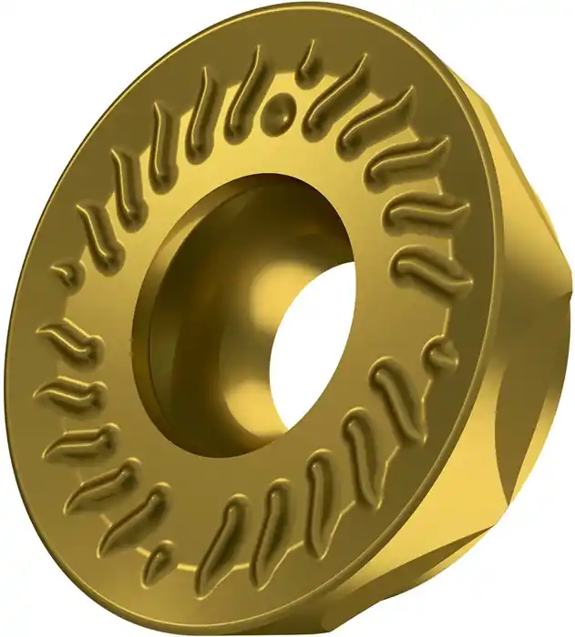 Fräswendeschneidplatte ISO RCMT 2006MOSN-M:M8330 D.6,5mm PVD beschichtet Gold VE: 10 Stück Angebot
