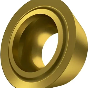 Fräswendeschneidplatte ISO RDET 1003MOSN:M8340 D.4,4mm PVD beschichtet Gold VE: 10 Stück Sichere Zahlung