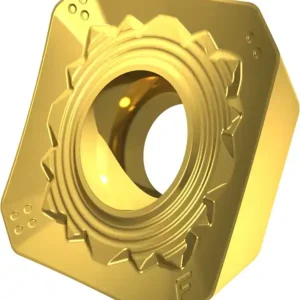 Fräswendeschneidplatte ISO SDET 13T3AFSN-F:M6330 D.4,4mm PVD beschichtet Gold VE: 10 Stück Abverkauf