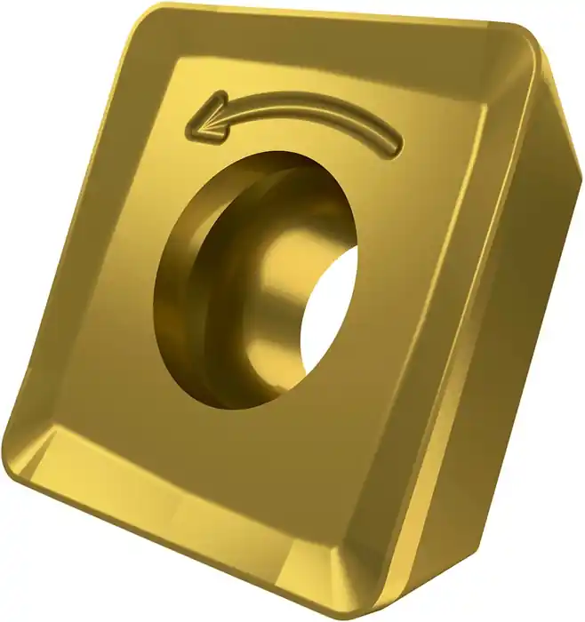 Fräswendeschneidplatte ISO SOMT 09T308-M:M8340 D.3,5mm PVD beschichtet Gold VE: 10 Stück Zertifiziert