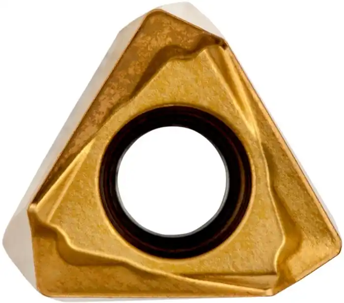 Fräswendeschneidplatte ISO TNGX 100404SR-F:M8330 D.2,8mm PVD beschichtet Gold VE: 10 Stück Heißes Angebot