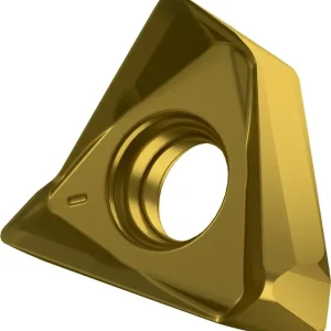 Fräswendeschneidplatte ISO TNGX 160608SR-F:M8330 D.4,4mm PVD beschichtet Gold VE: 10 Stück Direktkauf