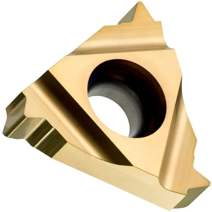 Heißes Angebot Gewindedreh-Wendeschneidplatte ISO TN 16NR110W:T8030 Innenkreis-D. 9,525mm PVD VE: 5 Stück