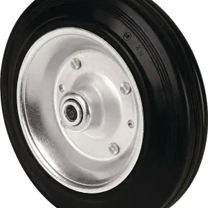 Direktkauf Ersatzrad D.80mm Trgf.70kg VG schwarz Achs-D.12mm Nabenl.40mm TECWERK