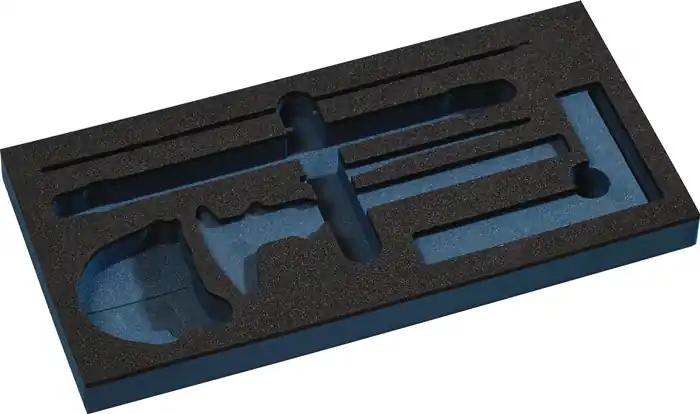 Werkzeugmodul Leereinlage 1/3-Modul 2000 871 252 6-tlg.TECWERK Sonderaktion
