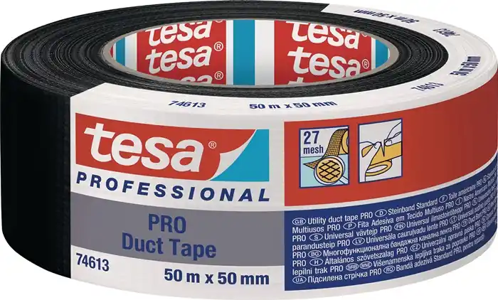 Garantierte Lieferung Gewebeband Duct Tape PRO 74613 schwarz L.50m B.50mm TESA