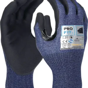 Schnittschutzhandschuhe Schnittstop Pro Gr.9 blau/schwarz EN 388 PSA II PRO FIT VE: 12 Paare Schneller Versand