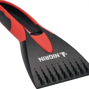 Bestpreis Eisschaber 2K Eisschabkante 95mm L.21cm schwarz-rot m.Softgriff NIGRIN VE: 21 Stück