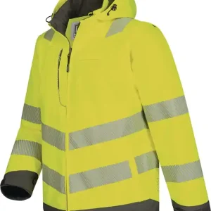 Markenprodukt Warnschutzjacke ANDOMAR Gr.XXXL gelb/grau ELYSEE
