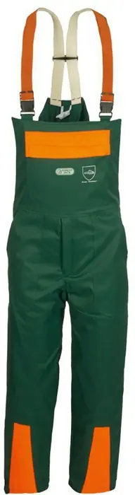 Schnittschutzlatzhose KONIFERE Gr.48 grün/orange WATEX Schnäppchen