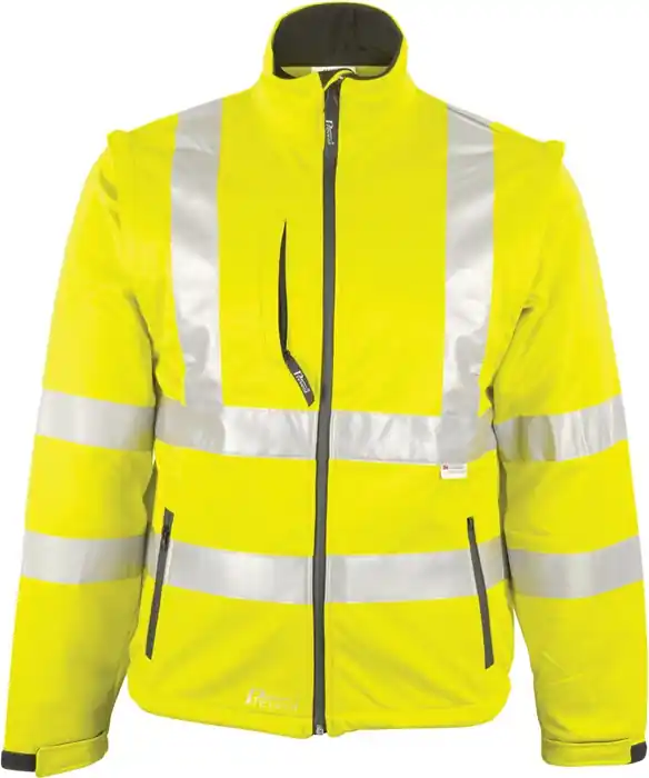 Warnschutz-Softshelljacke Gr.S gelb PREVENT Sale