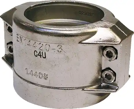 Klemmschale VA (1.4408) 50,0mm Spannber.min.63mm Spannber.max.67mm Ausverkauf