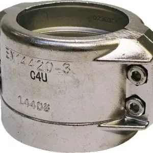 Rabatt Klemmschale VA (1.4408) 75,0mm Spannber.min.88mm Spannber.max.93mm