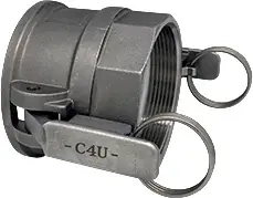 Hebelarmk.Safe-Lock Kamlok Typ D VA (1.4408) 87,88mm 3 Zoll Saisonangebot