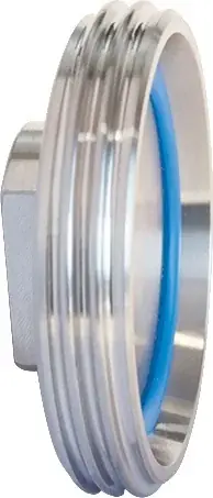 Milchrohrverschraubung Endstopfen VA (1.4301) 80 Nenn-Gr.110x1/4 Zoll TEGUMA Neue Ware