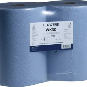 Putztuch WK 30 L.ca.360 mmxB.ca.380mm blau 3-lagig,volumengeprägt TECWERK VE: 2 Stück Bestpreis