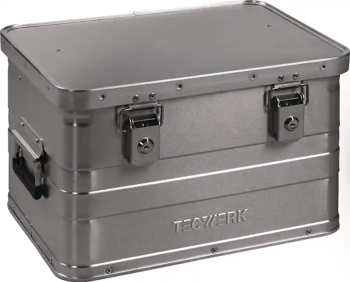 Jetzt Kaufen Aluminiumbox L430xB330xH275mm 29l m.Klappverschluss u.Zylinderschl.TECWERK