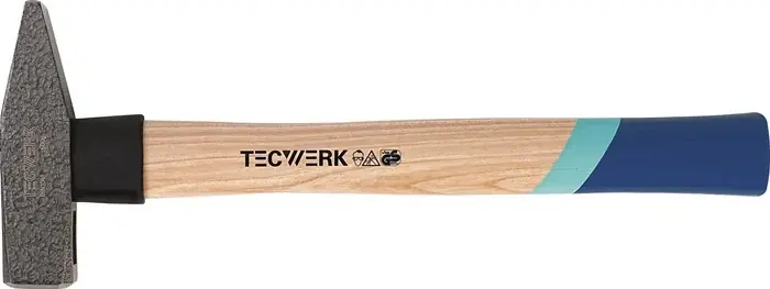 Schlosserhammer 400g Stiel-L.310mm Hickory m.Nylonschutzhülse TECWERK Billig