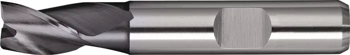 Neuheit Bohrnutenfräser DIN 327 TypN D.20mm HSS-Co8 TiCN Weldon Z.3 kurz TECWERK