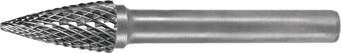 Frässtift SPG D.6mm Kopf-L.18mm Schaft-D.6mm HM Verz.Kreuz TECWERK Markenprodukt