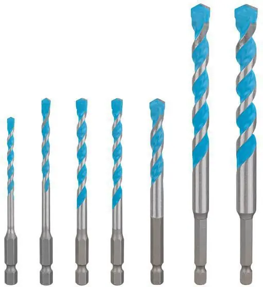Bohrer-Set EXPERT HEX-9 Multi Construction Arb.-L.45/50/60/60/50/90/90mm 7-tlg. Begrenztes Angebot