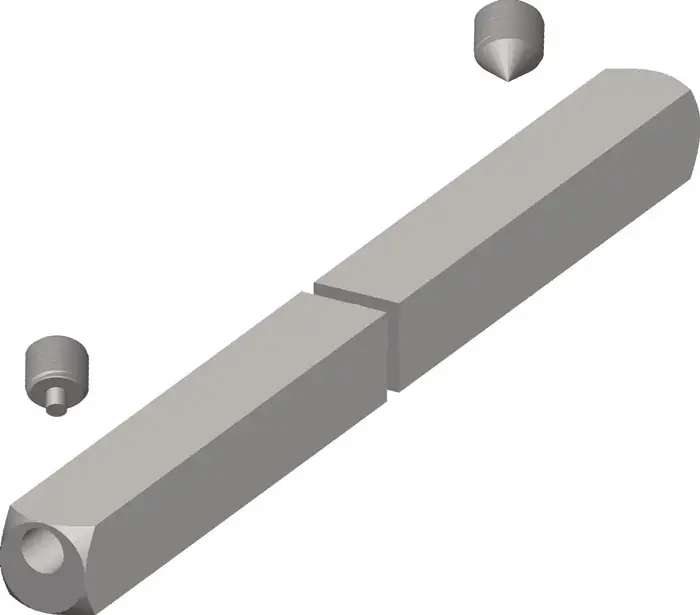 Panikstift NW-400-91 4-KT.9mm geteilter Vollstift TECWERK Schnäppchen