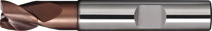 Bohrnutenfräser DIN 6527K TypN D.6mm VHM TiAlN HB Z.3 kurz TECWERK Sale