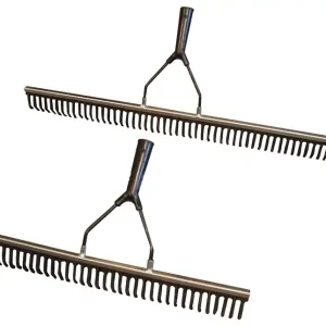 Gummirechen B.500mm Zinken Stahl/Gummi ALUREX Echt