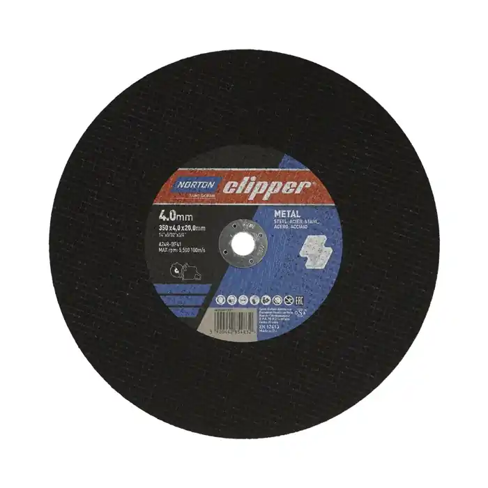 Trennscheibe D350x4,0mm Typ 41 Metall Bohr.20mm NORTON CLIPPER Echt