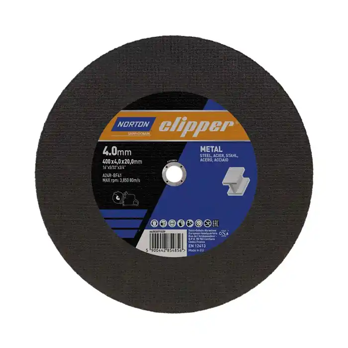 Trennscheibe D400x4,0mm Typ 41 Metall Bohr.20mm NORTON CLIPPER Top-Preis