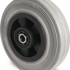 Ersatzrad D.200mm Trgf.205kg VG grau Achs-D.12mm Nabenl.59mm TECWERK Top-Preis