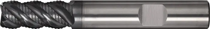 Schaftfräser DIN 6527L Typ HR D.6mm Einsatz-L.-mm VHM TiAlN HB Z.4 lang TECWERK Echt