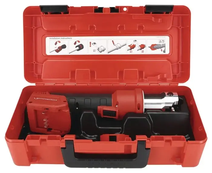 Hybrid-Pressmaschine ROMAX NANO 32 kN 0-108mm Pressbacke iJAW SV 15,22,28mm,Akku Top-Seller