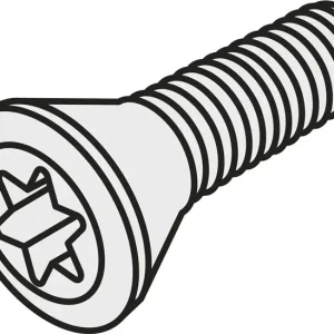 Garantierte Lieferung Torx-Senkkopfschraube ISO US 62508-T08P Bruttogewicht 0,2g PRAMET
