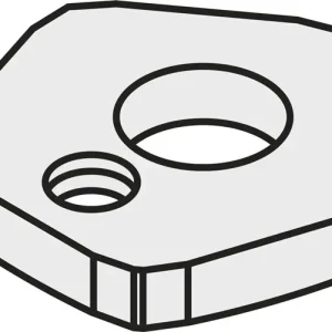 Knallerangebot Wendeplatten-Unterlegscheibe ISO SPN 250408:GJ11 Brutto-G.32,48g Farbe Silber VE: 10 Stück