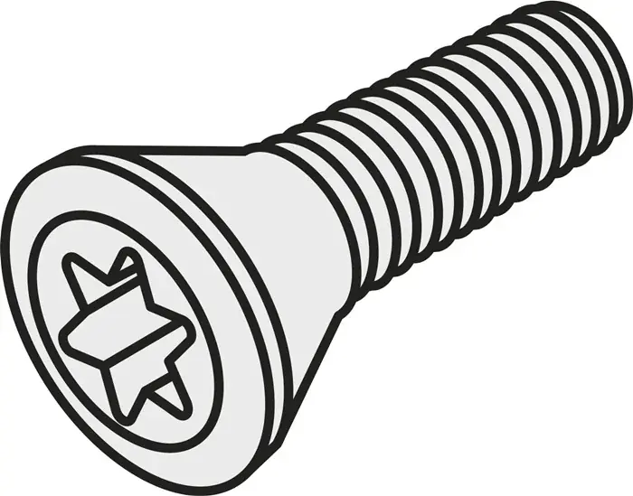 Zertifiziert Torx-Senkkopfschraube ISO US 3510A-T15P Bruttogewicht 0,7g PRAMET