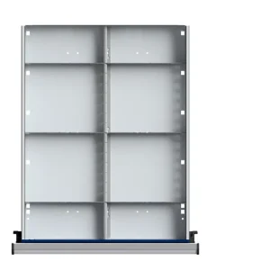ULMIA 1/2 Teilung für Schublade 410x540 mit Lochboden - FH60 WH40 Knallerangebot