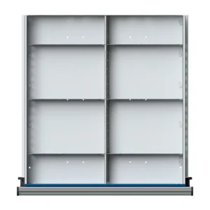 ULMIA 1/2 Teilung für Schublade 500x540 mit Lochboden - FH60 WH40 Sichere Zahlung