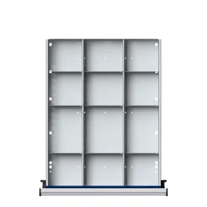 ULMIA 1/3 Teilung für Schublade 410x540 mit Lochboden - FH90-150 WH60 Markenprodukt