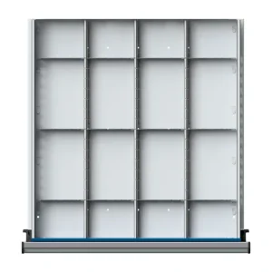 ULMIA 1/4 Teilung für Schublade 500x540 mit Lochboden - FH60 WH40 Saisonangebot