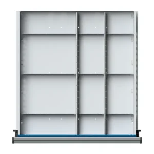 ULMIA 1/2-1/4 Teilung für Schublade 500x540 mit Lochboden - FH180-360 WH150 Sofort Bestellen