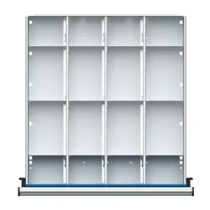 ULMIA 1/4 Teilung für Schublade 500x540 mit Lochboden - FH180-360 WH150 Neu Im Sortiment